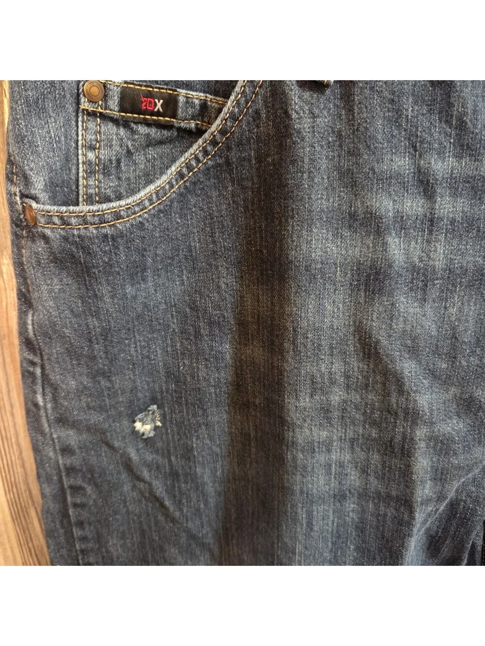 Wrangler 20x Denim Blue Jeans Size 40x34 Western Rodeo Workwear Ranch Farm